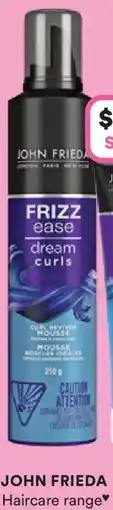 Priceline John frieda frizz ease curl reviver styling mousse offer