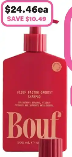 Priceline Bouf flouf factor growth shampoo offer