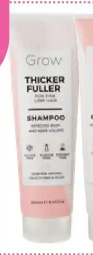 Priceline Grow thicker fuller shampoo offer