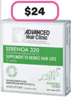 Priceline Advanced hair solutions hair thickening serenoa 320 offer
