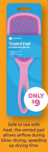 Priceline Priceline Vented Pad Detangling Brush offer