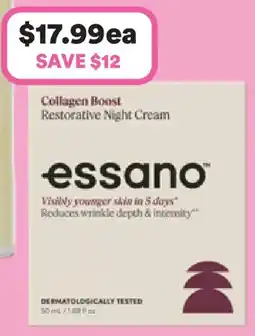 Priceline Essano collagen boost firming serum offer