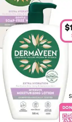 Priceline Dermaveen extra hydration intensive moisturising lotion for extra dry, itchy & sensitive skin offer