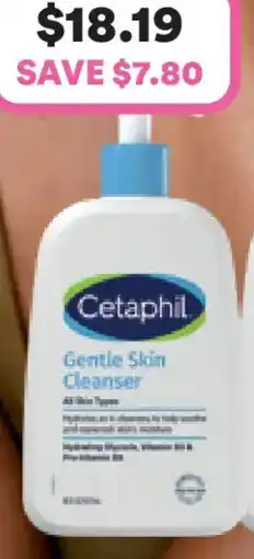 Priceline Cetaphil gentle skin cleanser for face & body offer