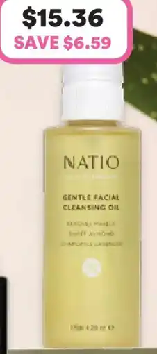 Priceline Natio aromatherapy gentle facial cleansing oil offer