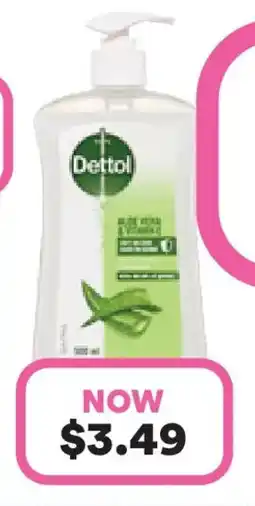 Priceline Dettol antibacterial handwash aloe vera & vitamin e offer