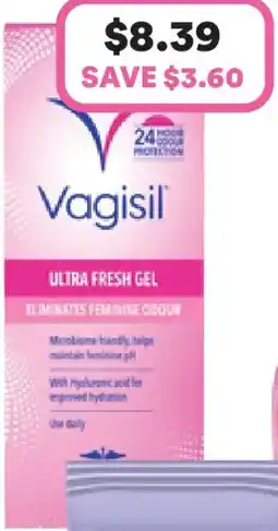 Priceline Vagisil ultra fresh gel offer