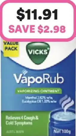 Priceline Vicks vaporub offer