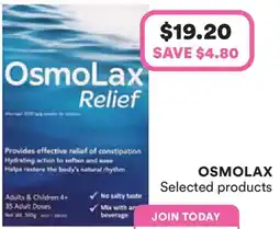 Priceline OsmoLax Relief offer