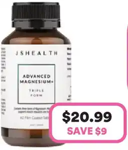 Priceline Jshealth advanced magnesium offer