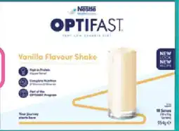 Priceline Optifast vanilla flavour shake offer