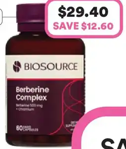 Priceline Biosource berberine complex offer