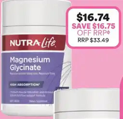 Priceline Nutra life magnesium glycinate offer