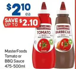 Foodland Masterfoods tomato or bbq sauce offer