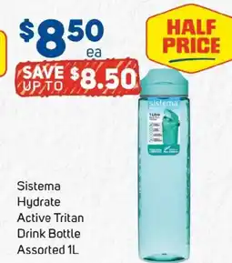 Foodland Sistema hydrate active tritan drink bottle offer