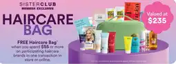 Priceline Haircare bag offer