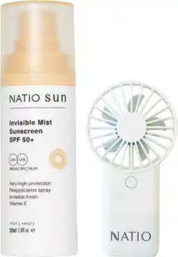 Discount Drug Stores Natio Invisible Mist Sunscreen SPF 50+ offer