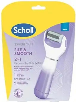 Discount Drug Stores Scholl ExpertCare 2 in 1 Electronic Foot File System offer