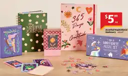 ALDI Assorted Inspirational Stationery offer