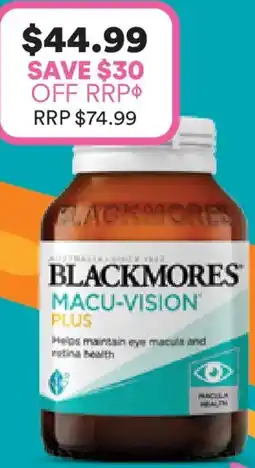 Priceline Blackmores macu-vision plus offer