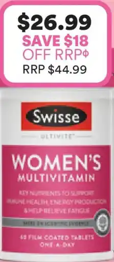 Priceline Swisse ultivite offer