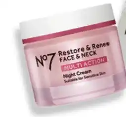 Priceline No7 restore & renew face & neck offer