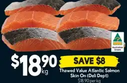 Drakes Thawed Value Atlantic Salmon Skin On Deli Dept offer