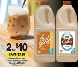 Drakes Farmers Union Iced Coffee or Dairy Farmers Flavoured Milk offer