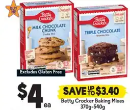 Drakes Betty Crocker Baking Mixes offer