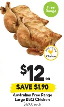 Drakes Australian Free Range Large BBQ Chicken offer