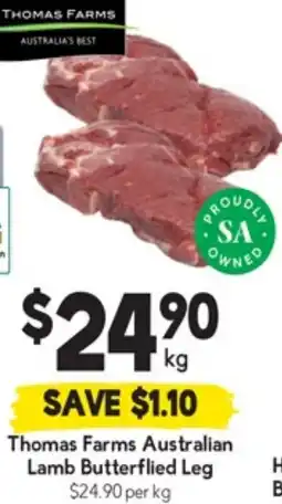 Drakes Thomas Farms Australian Lamb Butterflied Leg offer
