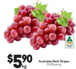 Drakes Australian Dark Grapes offer