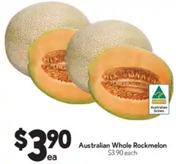 Drakes Australian Whole Rockmelon offer