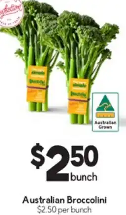 Drakes Australian Broccolini offer