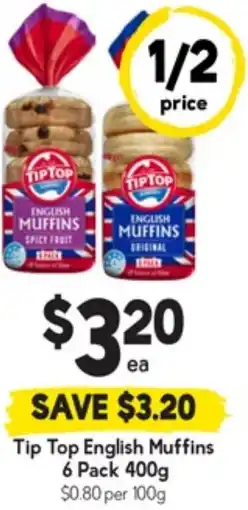 Drakes Tip Top English Muffins offer