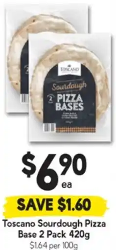 Drakes Toscano Sourdough Pizza Base offer