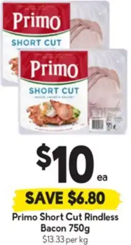 Drakes Primo Short Cut Rindless Bacon offer
