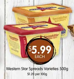 Spudshed Western star spreads offer
