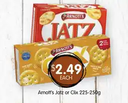 Spudshed Arnott's jatz or clix offer