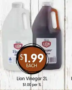 Spudshed Lion vinegar offer