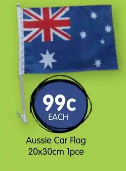 Spudshed Aussie car flag offer