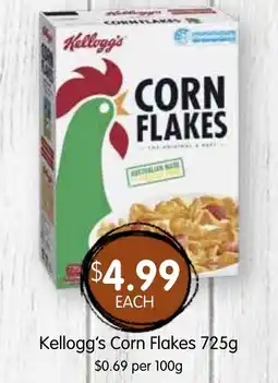 Spudshed Kellogg's corn flakes offer