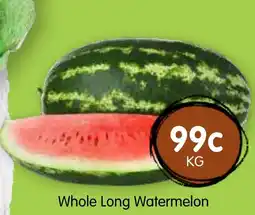Spudshed Whole long watermelon offer