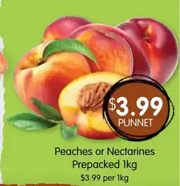 Spudshed Peaches or nectarines offer