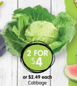 Spudshed Cabbage offer