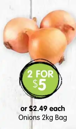 Spudshed Onions offer