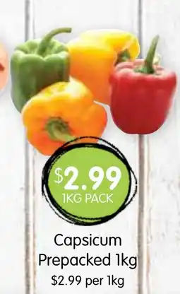 Spudshed Capsicum prepacked offer
