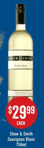 Spudshed Shaw & Smith Sauvignon Blanc offer