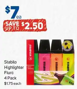 Foodland Stabilo highlighter fluro offer