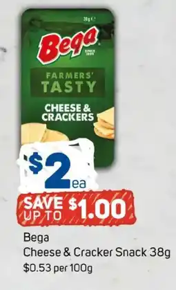 Foodland Bega cheese & cracker snack offer
